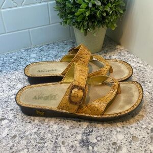 ALEGRIA VALENTINA SLIP ON SLIDE Adjustable SANDAL SHOE WOMENS size 42 or 11.5-12